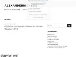 Sites similar to alexandernicht.de