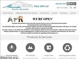 Sites similar to alexanderpartyrentals.com