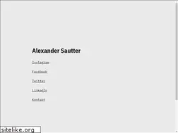 Sites similar to alexandersautter.ch