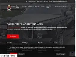 Sites similar to alexanderschauffeurcars.com