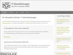 Sites similar to alexanderschimpf.de