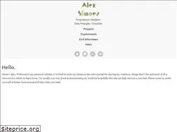 Sites similar to alexandersimoes.com