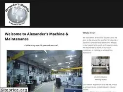 Sites similar to alexandersmachine.com