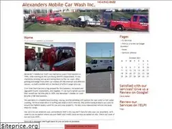Sites similar to alexandersmobilecarwash.com