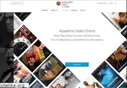 Sites similar to alexanderstreet.com