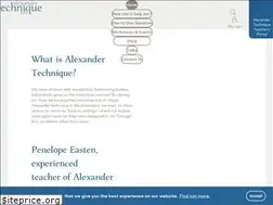 Sites similar to alexandertechniqueinfo.org