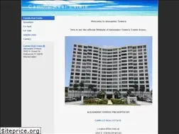 Sites similar to alexandertowers.com