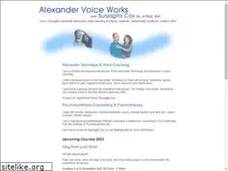 Sites similar to alexandervoiceworks.co.nz