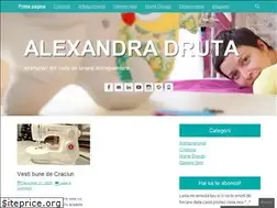 Sites similar to alexandradruta.ro