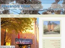 Sites similar to alexandrahotel.com