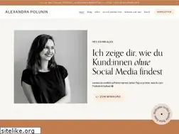 Sites similar to alexandrapolunin.com