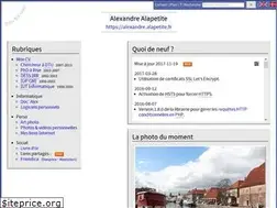 Sites similar to alexandre.alapetite.fr