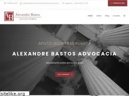 Sites similar to alexandrebastosadvocacia.com.br