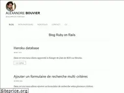 Sites similar to alexandrebouvier.fr