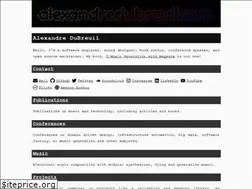 Sites similar to alexandredubreuil.com