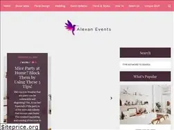 Sites similar to alexanevents.com