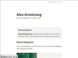 Sites similar to alexarmstrong.net
