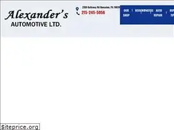 Sites similar to alexautoltd.com
