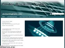 Sites similar to alexbackingtracks.com