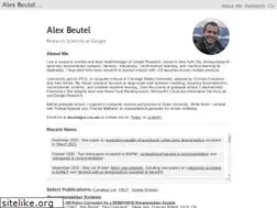 Sites similar to alexbeutel.com
