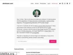 Sites similar to alexbowe.com