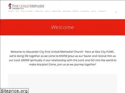 Sites similar to alexcityfumc.org