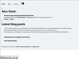 Sites similar to alexclark.co.nz