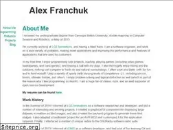 Sites similar to alexfranchuk.com