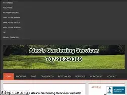 Sites similar to alexgardeningservice.com