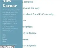 Sites similar to alexgaynor.net