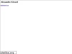 Sites similar to alexgirard.com