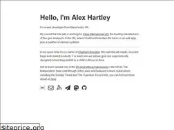 Sites similar to alexhartley.me