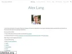 Sites similar to alexhunterlang.com