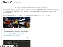 Sites similar to alexi.ch