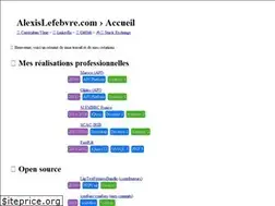 Sites similar to alexislefebvre.com