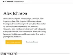 Sites similar to alexjohnson.io