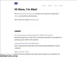 Sites similar to alexkehayias.com