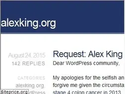 Sites similar to alexking.org