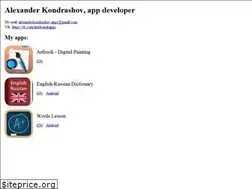 Sites similar to alexkondr.ru
