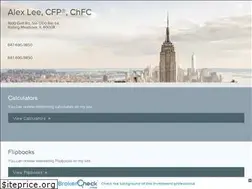 Sites similar to alexleecfp.com