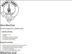 Sites similar to alexmaccaw.com