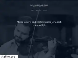 Sites similar to alexmacdonaldmusic.com