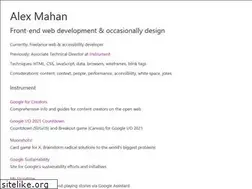 Sites similar to alexmahan.com