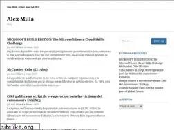 Sites similar to alexmilla.net