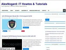 Sites similar to alexnogard.com
