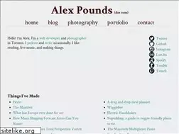 Sites similar to alexpounds.com