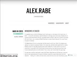 Sites similar to alexrabe.wordpress.com