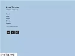 Sites similar to alexratnermusic.com