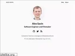 Sites similar to alexsavin.me