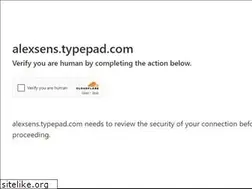 Sites similar to alexsens.typepad.com